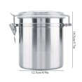 thumbnail image 1 of Vacuum Sealed Coffee Container Stainless Steel Coffee Container Vacuum Sealed Storage Jar for Sugar Tea Bean, 1 of 8