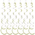 thumbnail image 5 of VONKY 6pcs/set Customized Spiral Pendant For DIY Decoration Safe Ingredients Exquisite Craft Birthday Star Spiral Pendant PVC Light Green 2Set, 5 of 5