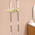 thumbnail image 5 of Mop Hanger Broom Holder No Drilling Suction Cup Organizer | Wall Mount Storage Rack for Bathroom Kitchen Laundry Room | Adjustable Hooks for Cleaning Tools, 5 of 5