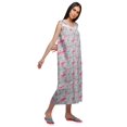 thumbnail image 2 of Moomaya Womens Lace Border Sleepwear For Ladies Button Placket Nightdress, 2 of 5