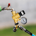 thumbnail image 2 of RV Water Pressure Regulator, Adjustable Handle Brass Water Pressure Regulator with Gauge and Inlet Screen Filter for RV, 2 of 7