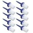 thumbnail image 3 of CUITING 10pcs Golf Tees Brush Type Low Resistance More Distance Consistent Height Plastic Tees for Golf Driver TrainingBlue Handle White Hair, 3 of 8