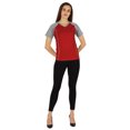 thumbnail image 2 of Inkmeso Solid Short Sleeve T-Shirt For Womens Sporty Casual Solid Basic Workout Shirts, 2 of 7