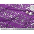 thumbnail image 2 of Soimoi Georgette Viscose Fabric Floral Block Decor Fabric Printed Yard 42 Inch Wide, 2 of 3