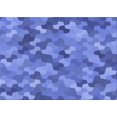 thumbnail image 1 of Ahgly Company Machine Washable Indoor Rectangle Transitional Sky Blue Area Rugs, 7' x 9', 1 of 7