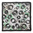 thumbnail image 4 of Bimba Womens Rectangular Printed Cotton Voile Scarf Neck Head Wrap-40 x 40 Inches, 4 of 7