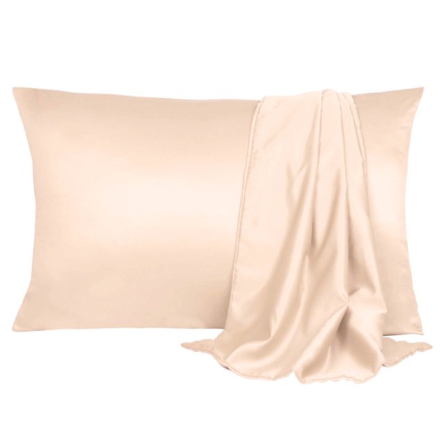 Unique Bargains Luxury Satin Pillowcase Cool Silk Pillow Case Cover
