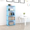 thumbnail image 4 of Amdohai 4 Tiers Cube Bookcase Book Shelf Multifunctional Storage Rack for Books, 4 of 9