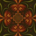 thumbnail image 1 of Ahgly Tapis d'Intérieur Lavable en Machine Carré Transitionnel Brun Bronze Foncé, 5 Pieds Carré, 1 of 7
