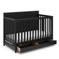 thumbnail image 1 of Lit de Bébé 5-en-1 avec Tiroir Hadley de Graco, Noir, 1 of 15