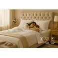 thumbnail image 2 of Protect-A-Bed AllerZip Terry Primum Fitted For Allergy /Cotton/ Waterproof / Bed Bug Free Mattress Protector Full XL Size (13" deep), 2 of 9