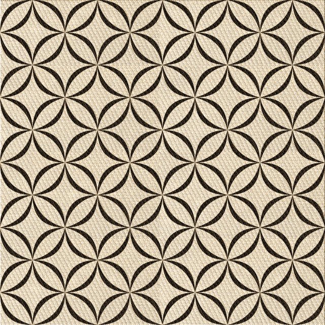 Ahgly Company Tapis d'Intérieur Lavable en Machine Carré Beige Blé Transitionnel, 8 Pieds Carré