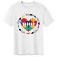 thumbnail image 2 of UANWENN T-Shirt Décontracté à Manches Courtes pour Homme pour la Fête Nationale de la Vérité et de la Réconciliation, Col Rond, T-Shirt Confortable à Imprimé de Lettres pour l'Été, Tenue Intérieure Extérieure en Tissu Extensible, Paquet de T-Shirts pour Homme, 2 of 3