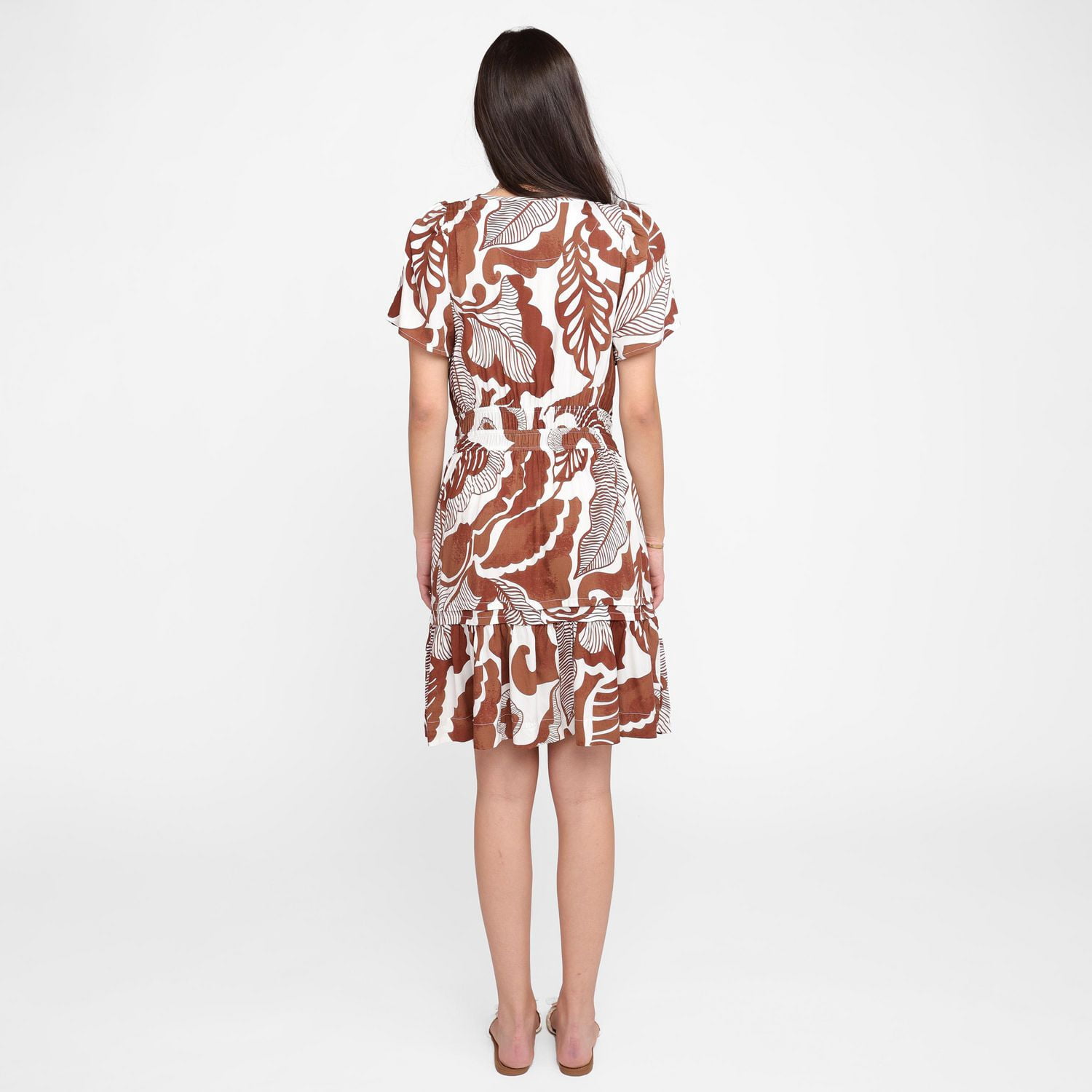 Devoted Robe à taille smockée pour femme