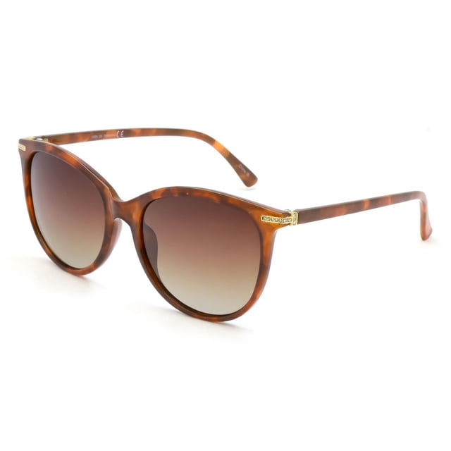 Time & Tru Tort and Gold Polarized Square Sunglasses