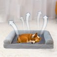 thumbnail image 4 of LSLJS Dog Bed Mat Dog Crate Pad Pet Kennel Beds Dog Sleeping Mattress Foam Available In All Seasons Pet Kennel Breathable Pet Bed Summer Cool Winter Protection Warm Pet Cushion, 4 of 6