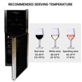 thumbnail image 3 of Koolatron 45 Bottle Dual Zone Wine Cooler Freestanding Wine Fridge, 3 of 9