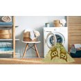 thumbnail image 2 of Ahgly Tapis Rectangulaire Lavable en Machine Intérieur Transitionnel Brun Doré Foncé, 4 Pieds x 6 Pieds, 2 of 7