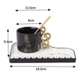 thumbnail image 2 of Yhmxh Kitchen Gadgets Kitchen Accessories Piano Key Ceramic Cup And Saucer Set Piano Mug Tray Coffee Cup Dessert Tray Gift Music Mug Kitchen Essentials Kitchen Aid Attachments, 2 of 4