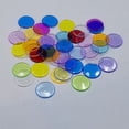 thumbnail image 2 of 500Pcs 15mm Count Bingo Chips Game Plastic Bingo Markers for Carnival Party Games(Random Color), 2 of 8