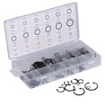 thumbnail image 1 of Kit d'Assortiment de Clips, 300 Pcs Clip en Acier Allié Anticorrosion pour Atelier de Réparation pour Maison, 1 of 8