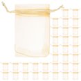 thumbnail image 4 of 100pcs Drawstring Mesh Gift Pouches Jewelry Bags Small Favor Bags Moon Star Gift Candy Bags, 4 of 7