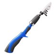 thumbnail image 1 of Winter Carbon Fiber Rod Ice Fishing Rod Superhard Boat Ice Fly Lure With Fishing Reel Fishing Tackle Set ,Rigid Aluminum Skeletal Frame, 1 of 7