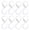 Transparent 2, variante sur Vaidha Lot de 8 Crochets en S Grands Crochets Multifonctions en Forme de S avec Boucle Crochet en S pour Suspendre Manteau,Sac, Tasses pour Cuisine Salle de Bain 2,56 Pouces