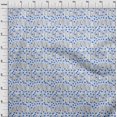 thumbnail image 5 of oneOone Viscose Chiffon Blue Fabric Abstract Floral Craft Projects Decor Fabric Printed By The Yard 42 Inch Wide, 5 of 5