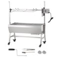 thumbnail image 1 of KFFKFF Rôtissoire Broche Rôtissoire BBQ Gril Cochon Agneau Poulet Rôtissoire 42W 135 Lb, 1 of 9