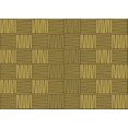 thumbnail image 1 of Ahgly Company Tapis d'Intérieur Lavables en Machine, Rectangle Transitionnel Brun Bronze Foncé, 3' x 5', 1 of 7