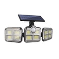 thumbnail image 2 of Hxlamzoo Solar Lights Outdoor With Motion Sensor 3 Heads Security Lights Solar Powered 280 LED Light Motion Detected For Garage Yard Entryways Patio IP65 Wireless Design Long Working Time, 2 of 9
