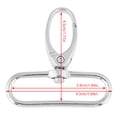 thumbnail image 1 of Boucle de Clé, Déclencheur Pivotant 20Pcs Alliage de Zinc Polyvalent pour un Usage Quotidien, 1 of 8