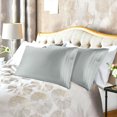 thumbnail image 2 of Unique Bargains 100% Long-Staple Combed Cotton Embroidered Pillow Cases Pillowcase, 2 of 8