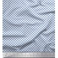thumbnail image 1 of Soimoi Poly Georgette Fabric Dot & Floral Small Print Fabric by The Yard 52 Inch Wide, 1 of 3