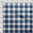 thumbnail image 2 of oneOone Polyester Lycra Dark Navy Blue Fabric Gingham Check Sewing Craft Projects Fabric Prints By Yard 56 Inches Wide, 2 of 4