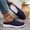 Blue, variant on Willtoo Womens Orthopedic Shoes Arch Support Tennis Shoes Wide Slip on Non Slip Hiking Shoes Knitted Mesh Stretch Soft 2026 Foam Shoes