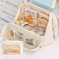 thumbnail image 1 of RXIRUCGD Pencil Case Pouch Large Capacity Pencil Bag Zippered Pen Pouch With 9 Compartments And Flexible Detachable, 1 of 9