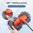 thumbnail image 4 of Extended Reach Car Wash Brush with Microfiber Mop Head for Effortless Vehicle and Windshield Cleaning, 4 of 6
