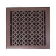 thumbnail image 2 of Registre d'Aération de Plancher en Fonte 10′′ x 10′′ – Conception Robuste de Style Tudor Mushroom, Couvercle d'Aération Fait à la Main Sans Rouille avec Amortisseur Ajustable – Grille CVC Repeignable Enduite de Poudre pour Planchers et Murs, 2 of 8