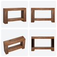 thumbnail image 3 of Longue Table Console, Table de Canapé Style Ferme à 2 Niveaux derrière le Sofa, Console d'Appoint Rectangulaire avec Rangement pour Couloir, Vestibule, Entrée, 3 of 8