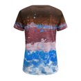 thumbnail image 5 of Pompotops Blouse Décontractée Ample pour Femme, Mode, Imprimée, Col Rond, T-Shirt, Chemises, Blouse, T-Shirt Imprimé, Liquidation, 5 of 5