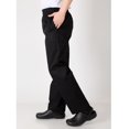thumbnail image 3 of Pantalon de Chef Unisexe Uniforme de Restaurant d'Hôtel Pantalon de Chef Ample Fit TypeA Noir, 3 of 8