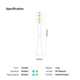 thumbnail image 2 of Amdohai 2PCS Replacement Brush Heads For One Automatic Electric Standard Cleaning Tooth Brush Heads, 2 of 7