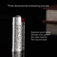 thumbnail image 3 of Lighter Case Cover Vintage Floral Stamped Zinc Alloy Shell for Lighter Protection, 3 of 7