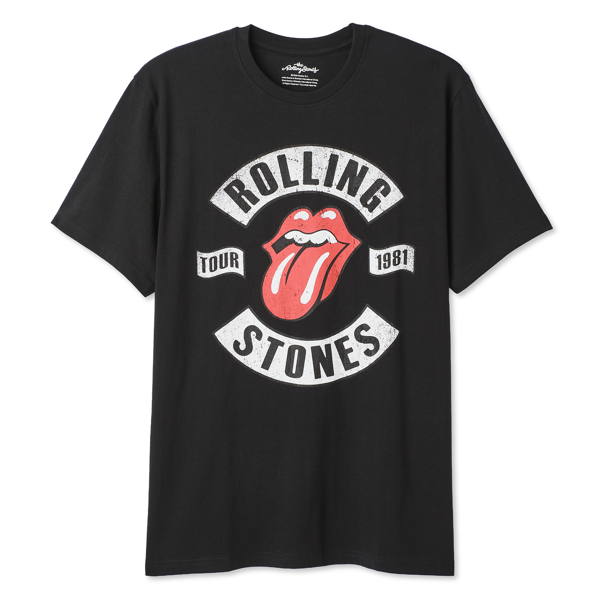 T-shirt à imprimé graphique The Rolling Stones pour hommes