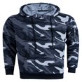 thumbnail image 4 of Autumn Men Fleece Warm Hoodie Camouflage Sweatshirt Pullover Coat Tops, 4 of 6