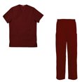 thumbnail image 1 of Men's Scrubs Set Scrub Top and Pants Scrubs Set, 1 of 3