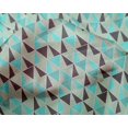 thumbnail image 5 of oneOone Silk Tabby Fabric Triangle Geometric Printed Craft Fabric BTY 42 Inch Wide, 5 of 5