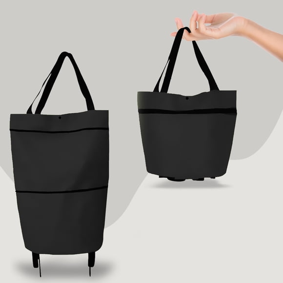 Giyblacko Tool BagShopping Trolley Bag Portable Multifunction Folable Tote Bag Shopping Cart Reusable Grocery Bags With Wheels Rolling Grocery Cart
